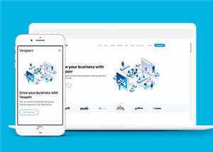 简约数字产品展示响应式网页模板下载-项目资源网