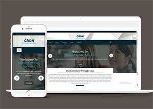 简洁创意内容写作博客网页模板-项目资源网