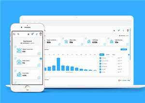 电商后台系统框架管理模板下载-项目资源网