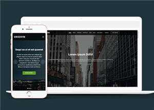 创意咨询代理公司响应式网页模板-项目资源网