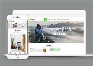 响应式品牌广告设计公司网站前端模板-项目资源网