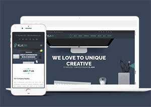 创意设计机构单页源码模板下载-项目资源网