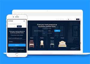 宽屏北欧风格家具商城网站模板-项目资源网