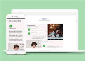 创新产品响应式通用网页模板下载-项目资源网