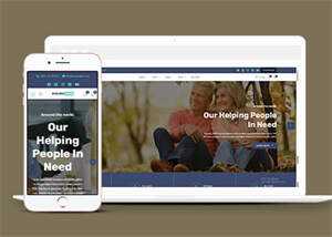 老年人养老保险HTML5网页模板下载-项目资源网