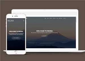企业形象展示响应式网站模板-项目资源网