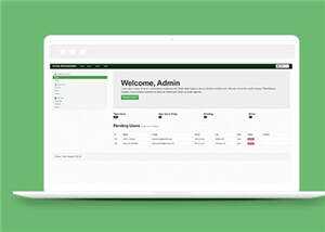 简洁Bootstrap后台源码模板下载-项目资源网