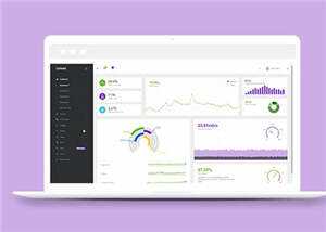 响应式简约后台管理源码模板下载-项目资源网