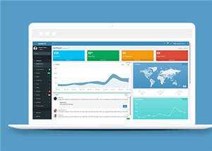 响应式简洁Bootstrap3后台源码模板下载-项目资源网