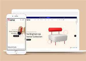 宽屏环保家具公司网站模板下载-项目资源网