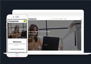 宽屏企业合作商务展示源码模板下载-项目资源网