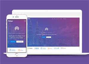 简洁项目介绍展示交互响应式网站模板下载-项目资源网