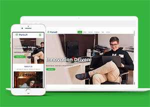 大气创新企业宽屏网站模板下载-项目资源网