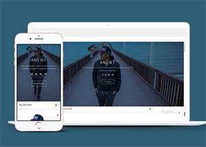 大气网页设计单页类网站模板-项目资源网