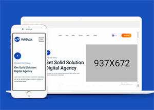 数字科技企业网站HTML模板下载-项目资源网