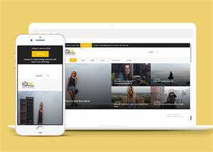 宽屏欧美图片分享网站模板下载-项目资源网