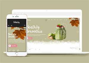 甜品奶茶店铺官网网站模板展示-项目资源网