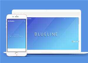 宽屏在线信息展示响应式网页模板下载-项目资源网