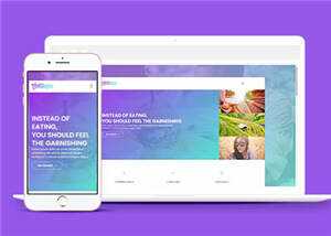 简洁项目产品说明响应式网页模板下载-项目资源网