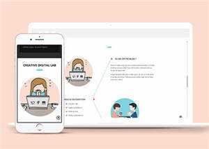 宽屏橙色产品展示企业源码模板下载-项目资源网