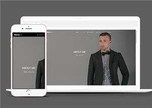 简约企业项目展示响应式网站模板下载-项目资源网