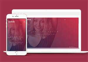 简洁UED用户体验设计师网站模板-项目资源网