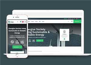 简约新能源技术公司源码模板下载-项目资源网