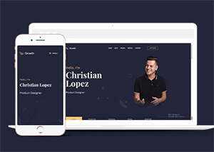 个人摄影师博客网页模板下载-项目资源网