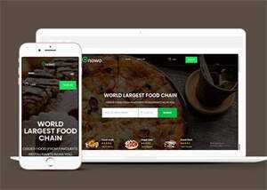 美食外卖订餐APP网页模板下载-项目资源网