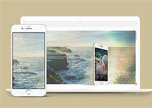 图片视差APP应用网站模板下载-项目资源网