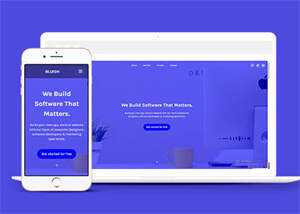 品牌设计公司企业网站页面模板-项目资源网