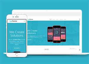 简洁通用手机app介绍展示网页模板-项目资源网