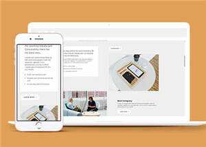简洁商务业务动态html模板下载-项目资源网