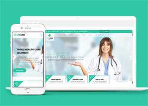 私人医院健康体检网站模板下载-项目资源网