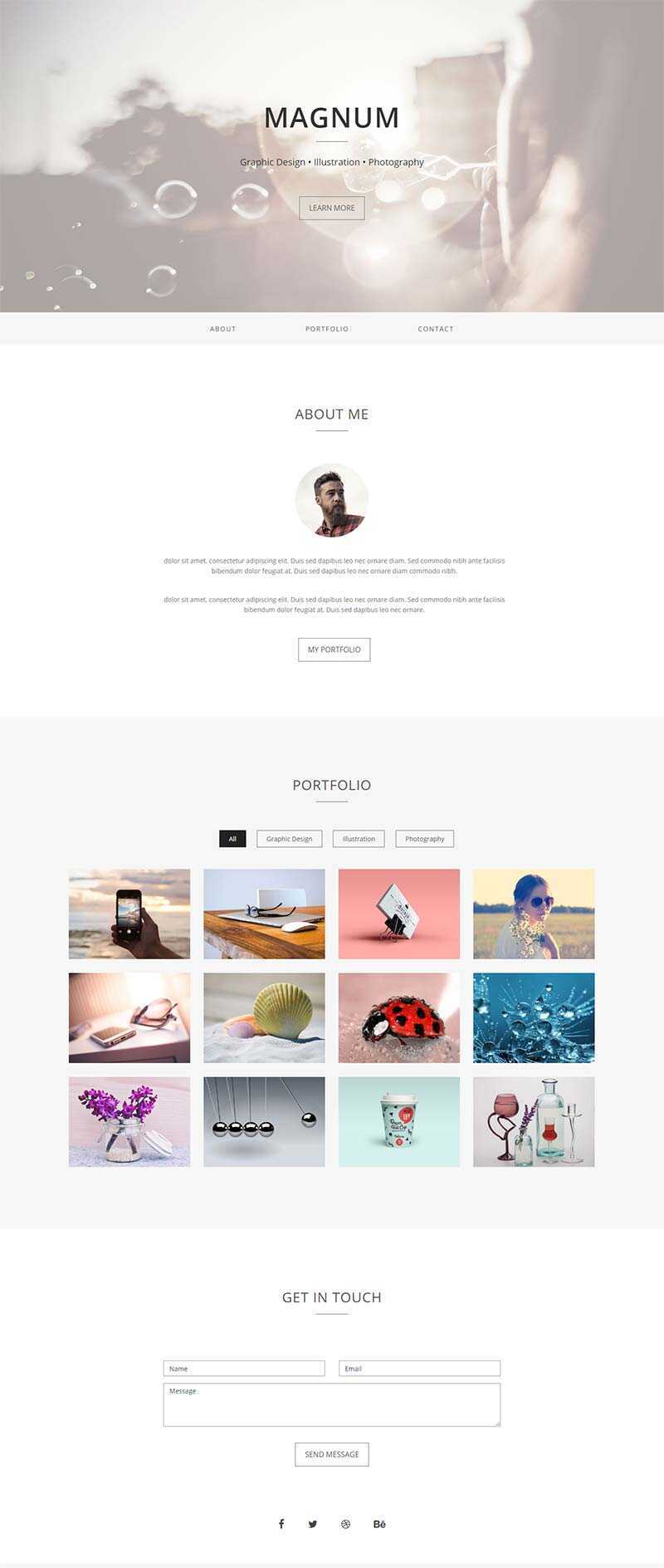 推广单页静态html模板-项目资源网