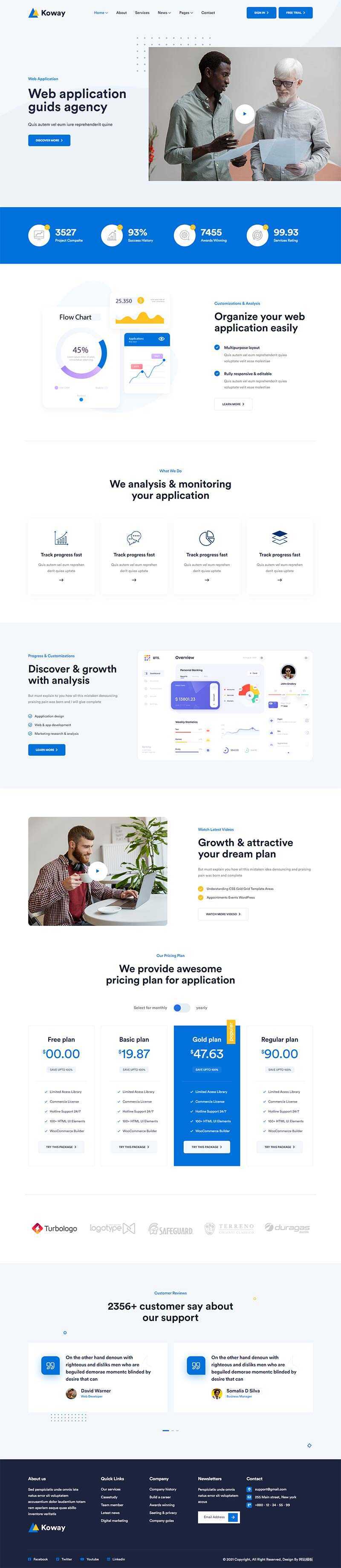 bootstrap多功能IT软件技术公司官网html模板-项目资源网