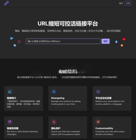 PHPShort轻量级网址缩短程序源码开心版 内含汉化包-项目资源网