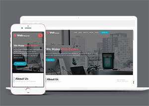 绿色创意设计机构网站模板源码-项目资源网