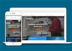 宽屏牙科诊所医疗网站模板下载-项目资源网