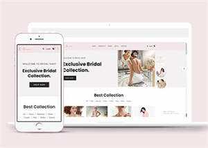 简洁婚纱定制电子商务网站模板-项目资源网