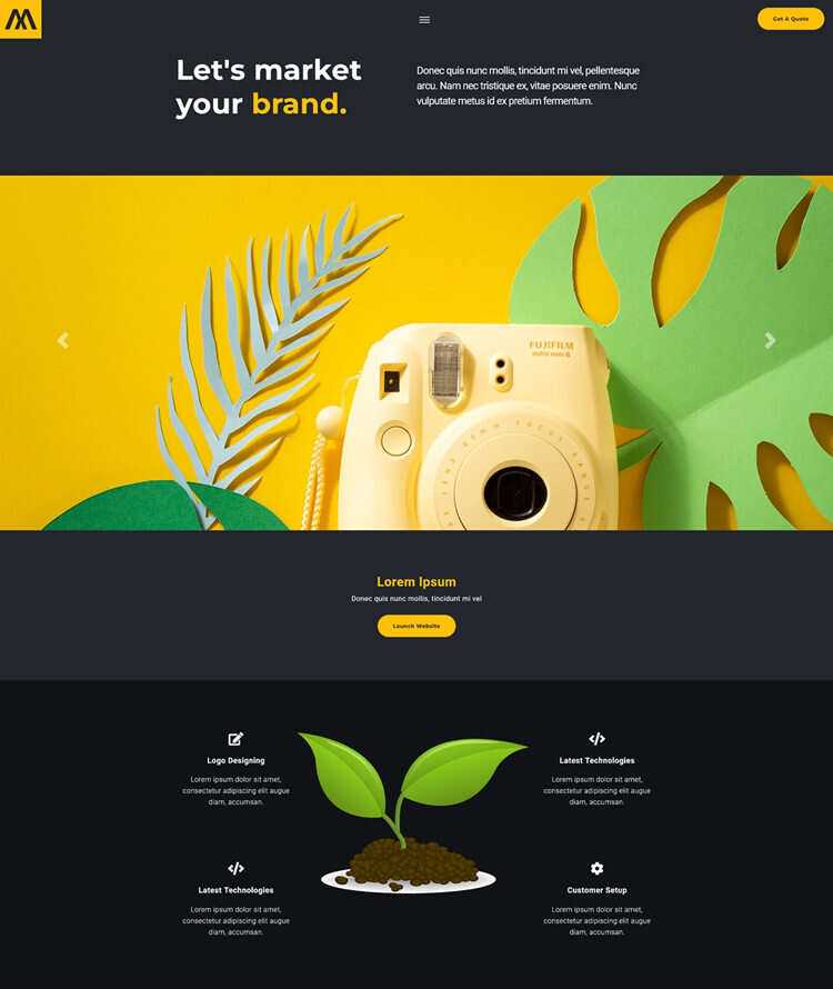 品牌营销策划服务公司网站html5模板-项目资源网