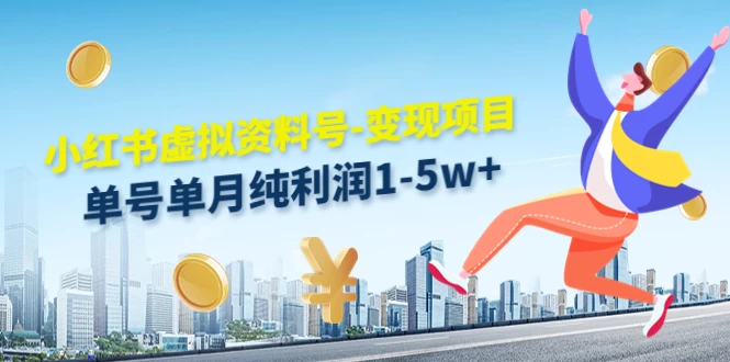 虚拟资料号变现项目,单月单号纯利润1W+,实操玩法分享-项目资源网