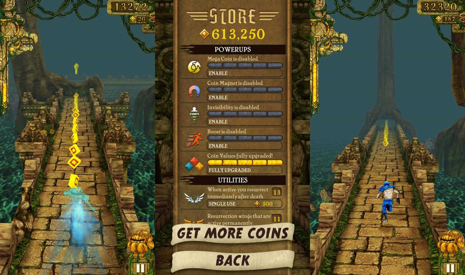 手机逃跑游戏《神庙逃亡》无限金币-项目资源网