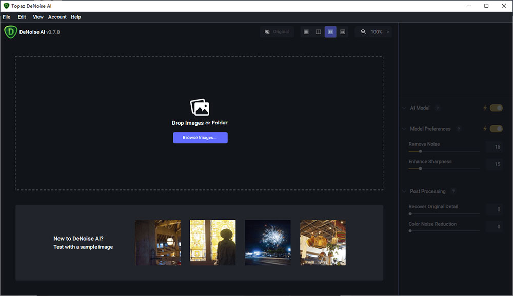 图像处理软件 Topaz DeNoise AI v3.7.1 便携版-项目资源网