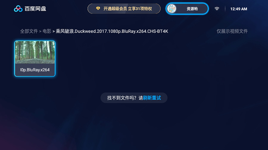 图片[2]-百度网盘TV版 v1.11.0无广告大屏幕看视频-项目资源网