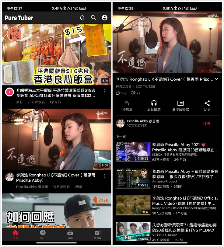 油管纯净版 Pure Tuber v2.15.20.103 解锁VIP-项目资源网